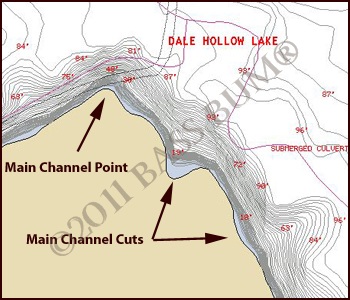 Lake Map - Channel Point Cove 