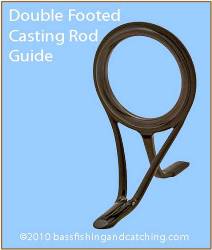 Double Footed Casting Rod Guide 