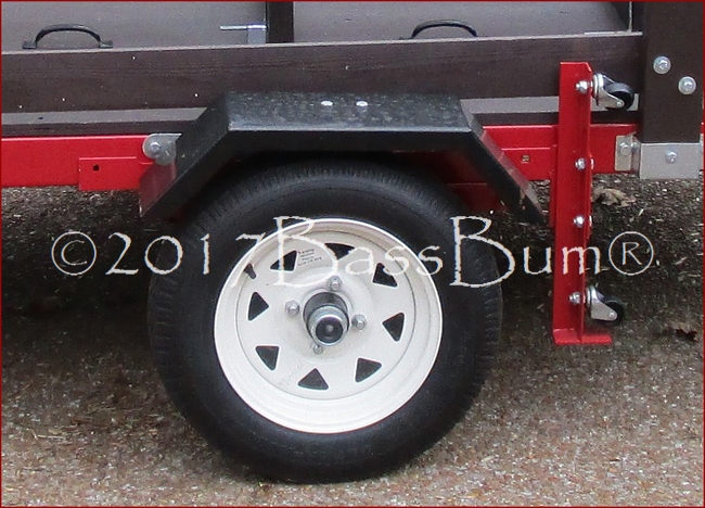 Tire Mounted on Trailer