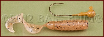 Plastic Grub Crawfish Coloring and Ball Head Jig 