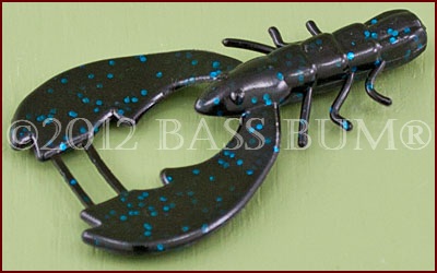 Berkley Chigger Craw Black Blue Fleck