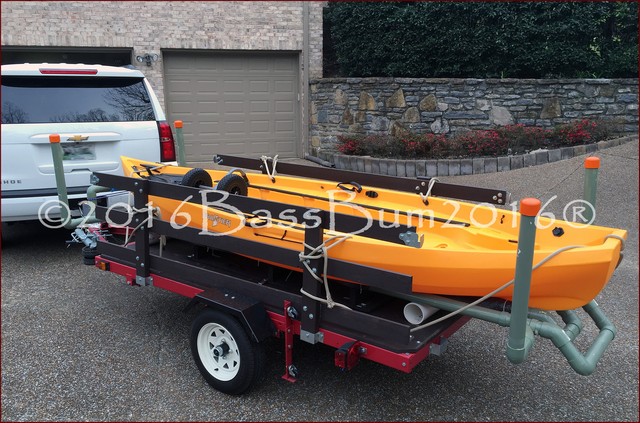 Harbor Freight DIY Kayak Trailer