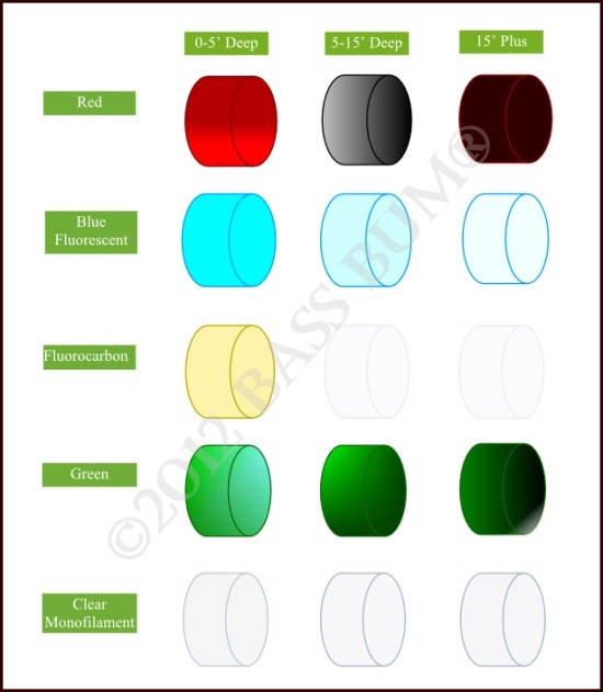 Efecto de la profundidad en la pérdida de color de los sedales