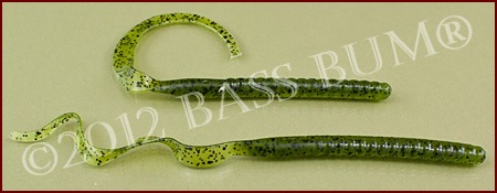 Plastic Worms - Zoom Old Monster, 10 inch, Watermelon Seed 
