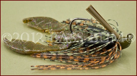 Pond Lure - Jig and Trailer - Orange/Brown