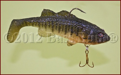 Matt Lures Solid Body Soft Swimbait - Baby Bass 