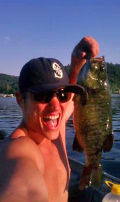 Man vs Smallmouth, Man Wins! This Time.