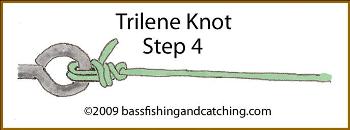 Trying a Trilene Knot - Step Four