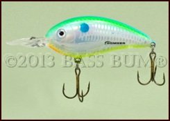 Crankbait - Bomber Fat Free Guppy - Foxy Shad 