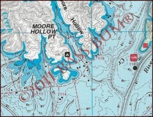 High Rock Lake Depth Chart