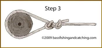 Tying an Arbor Knot Step 3