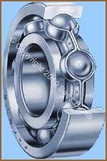 Radial ball Bearing - Cut Away View 