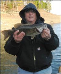 Winter Smallmouth Bass 